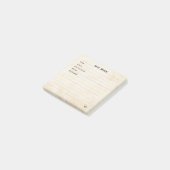 Post-it® Buttercream Yellow Simple Modern Book Review (Incliné)