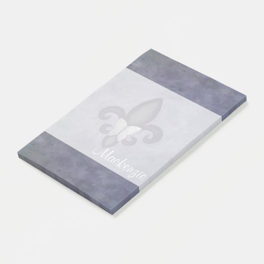 Post-it® Butterfleur violet | Papillon sur Fleur de Lis (Incliné)
