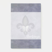 Post-it® Butterfleur violet | Papillon sur Fleur de Lis (Devant)