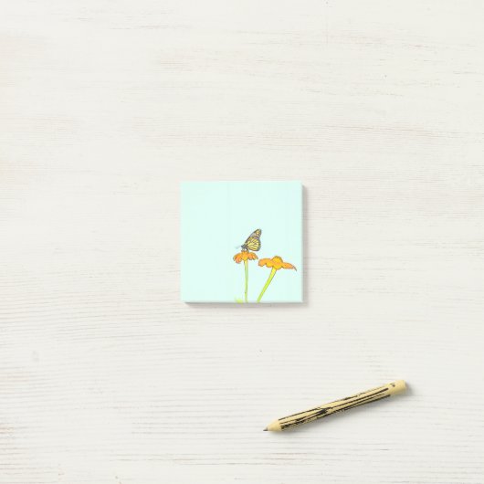 Post-it® Butterfly Notes (Sur un bureau)