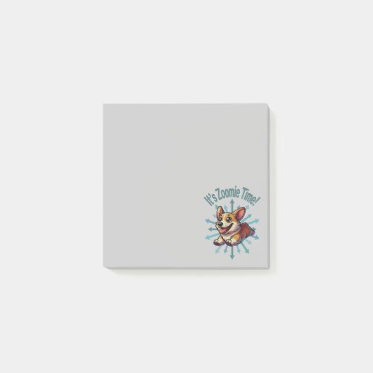 Post-it® C’est Zoomie Time Corgi (Devant)