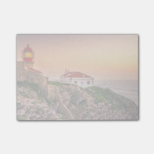Post-it® Cabo Sao Vicente Au Coucher Du Soleil Algarve, Po