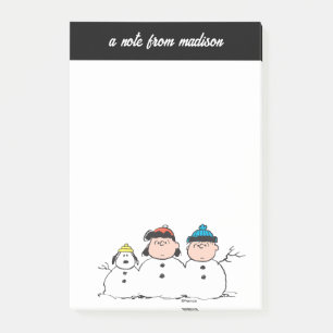 Post-it® cacahuètes   3 Personne Snowman