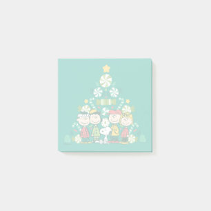 Post-it® cacahuètes   Arbre de Noël de menthe poivrée
