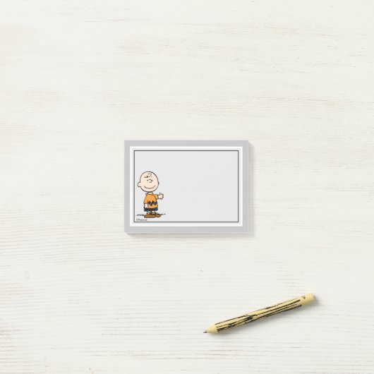 Post-it® cacahuètes | Charlie Brown (Sur un bureau)