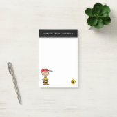 Post-it® cacahuètes | Charlie Brown Baseball Smile (Bureau)