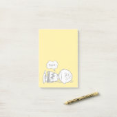 Post-it® cacahuètes | Charlie Brown est en panne (Sur un bureau)