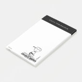 Post-it® cacahuètes | Charlie Brown Jouer à la balle (Incliné)