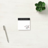 Post-it® cacahuètes | Coeurs de snoopy (Bureau)