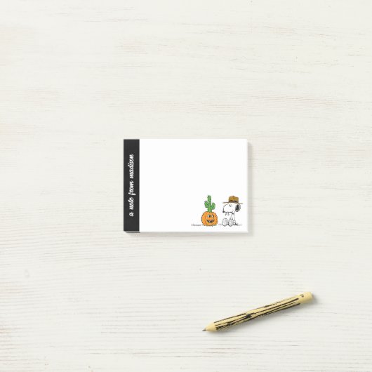 Post-it® cacahuètes | Halloween du désert de Spike (Sur un bureau)