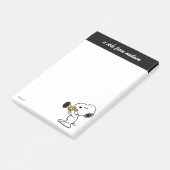 Post-it® cacahuètes | Joueur de trompette Snoopy (Incliné)