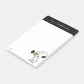 Post-it® cacahuètes | Joueur de trompette Snoopy (Incliné)