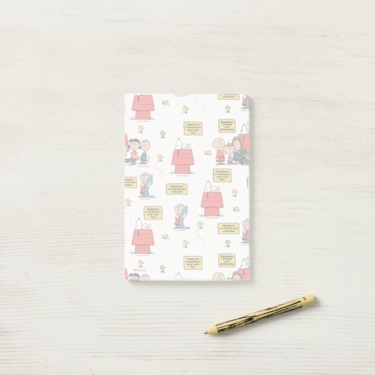 Post-it® cacahuètes | Le bonheur, c'est... (Sur un bureau)