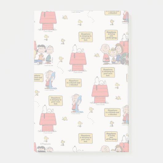 Post-it® cacahuètes | Le bonheur, c'est... (Devant)