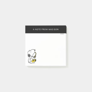 Post-it® cacahuètes   Lecteur Snoopy Saxophone