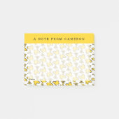 Post-it® cacahuètes | Motif Woodstock (Devant)