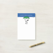 Post-it® cacahuètes | Parapluie vert Snoopy (Sur un bureau)