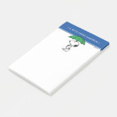 Post-it® cacahuètes | Parapluie vert Snoopy (Incliné)