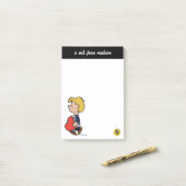 Post-it® cacahuètes | Piano de voyage Schroeder (Sur un bureau)