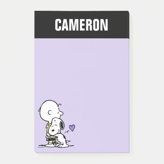 Post-it® cacahuètes | Saint Valentin | Charlie Brown & Snoo (Devant)