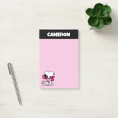 Post-it® cacahuètes | Saint Valentin | Snoopy Avec Valentin (Bureau)