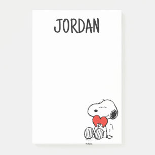 Post-it® cacahuètes   Saint Valentin   Snoopy Heart Hug