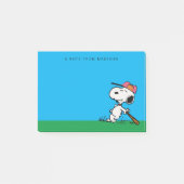 Post-it® cacahuètes | Snoopy at Bat (Devant)