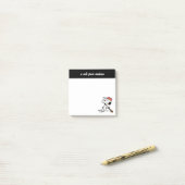 Post-it® cacahuètes | Snoopy at Bat (Sur un bureau)