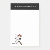 Post-it® cacahuètes | Snoopy at Bat (Devant)