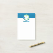 Post-it® cacahuètes | Snoopy Blue Deco Dreams | Ajouter Vot (Sur un bureau)