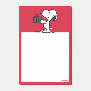 Post-it® cacahuètes   Snoopy Christmas Gift Giver
