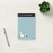 Post-it® cacahuètes | Snoopy Construit Un Snowman Ajouter V (Bureau)