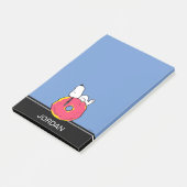 Post-it® cacahuètes | Snoopy Donut rose (Incliné)