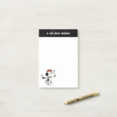 Post-it® cacahuètes | Snoopy Golf Swing (Sur un bureau)