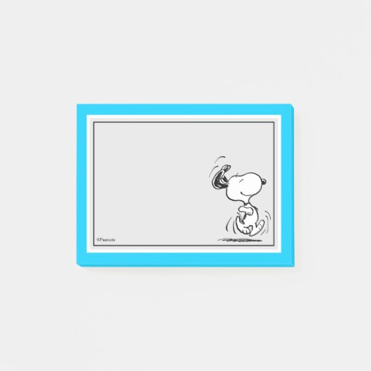 Post-it® cacahuètes | Snoopy Happy Dance (Devant)