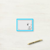 Post-it® cacahuètes | Snoopy Happy Dance (Sur un bureau)