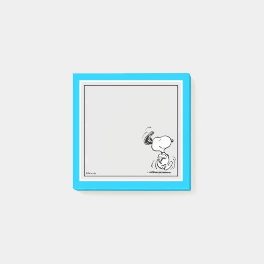 Post-it® cacahuètes | Snoopy Happy Dance (Devant)