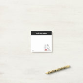 Post-it® cacahuètes | Snoopy Ho Ho Ho Plat alimentaire (Sur un bureau)