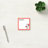 Post-it® cacahuètes | Snoopy Making the Catch (Bureau)