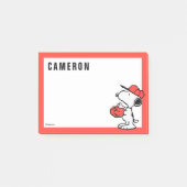 Post-it® cacahuètes | Snoopy Making the Catch (Devant)