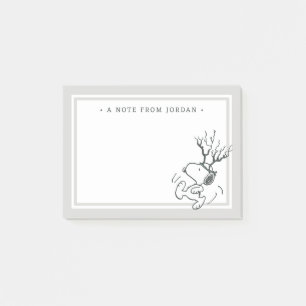 Post-it® cacahuètes   Snoopy Reindeer