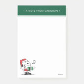 Post-it® cacahuètes | Snoopy Santa Claus Accordian (Devant)