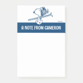 Post-it® cacahuètes | Snoopy Ski Trip (Devant)