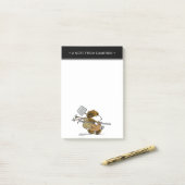 Post-it® cacahuètes | Snoopy Snow Warrior (Sur un bureau)