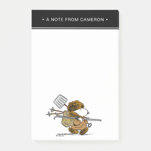 Post-it® cacahuètes   Snoopy Snow Warrior