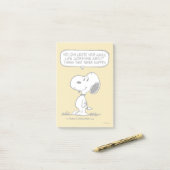 Post-it® cacahuètes | Snoopy Vous ne pouvez pas regarder to (Sur un bureau)