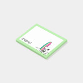 Post-it® cacahuètes | Snoopy & Woodstock | Ajouter Votre No (Incliné)