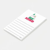 Post-it® cacahuètes | Snoopy & Woodstock Be Kind (Incliné)