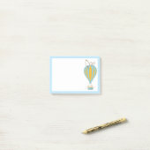 Post-it® cacahuètes | Snoopy & Woodstock Hot Air Balloon (Sur un bureau)