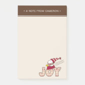 Post-it® cacahuètes | Snoopy & Woodstock Joy Sled Ride (Devant)